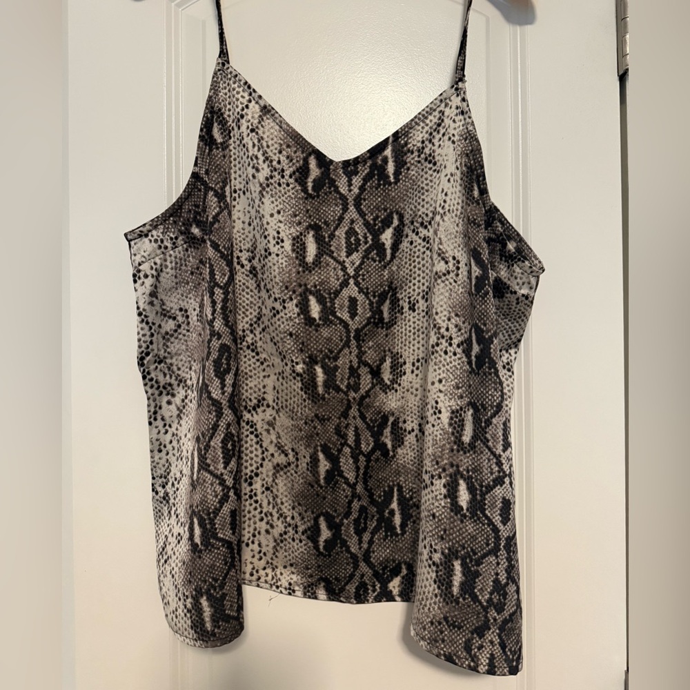 Snake skin inspired top
